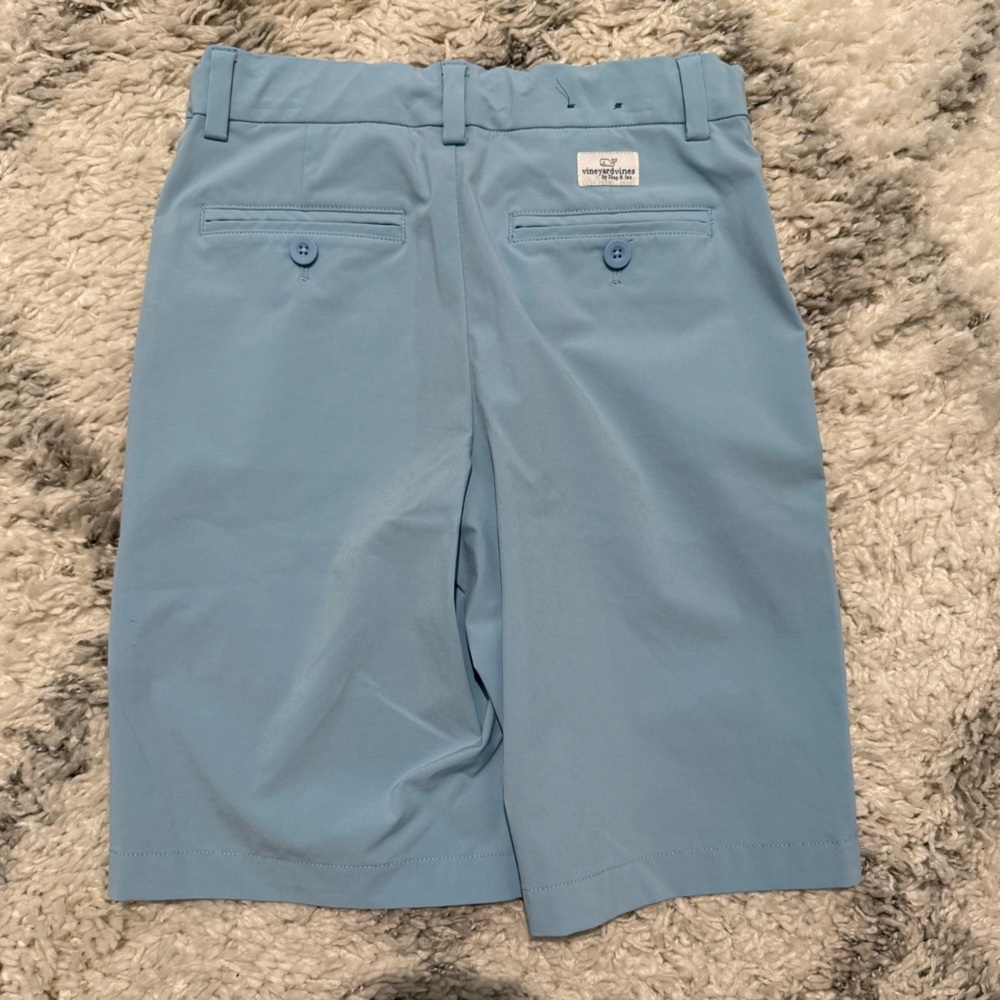 Vineyard Vines Boys Light Blue Golf Shorts